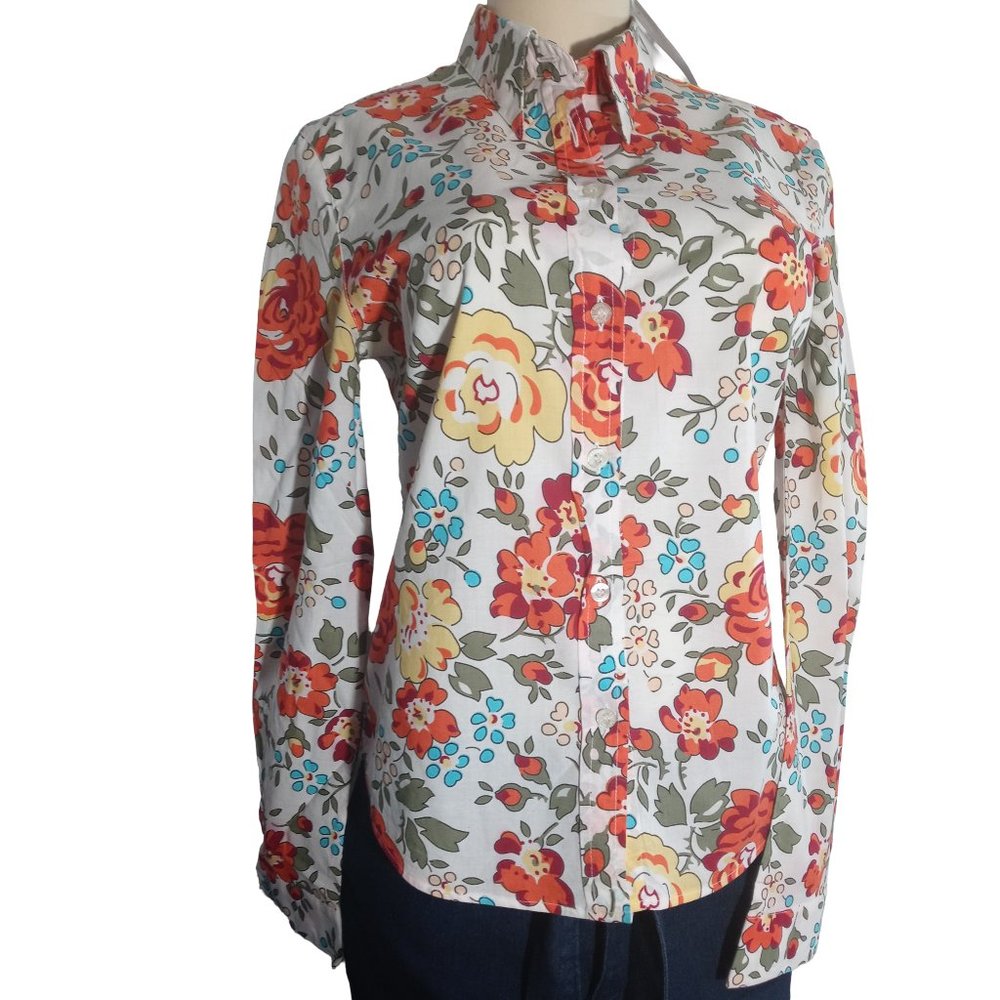 Moschino Jeans Floral Button-Down Shirt **NWT **